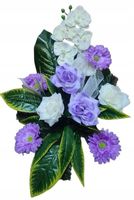 Stroik na cmentarz grób wazon flakon kwiaty kompozycja STANPOL