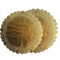 30 SZTULK ZŁOTA SERWETKA POD TALERZ 36CM