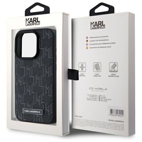 Etui Karl Lagerfeld do iPhone 15 Pro, Czarny, MagSafe na Arena.pl