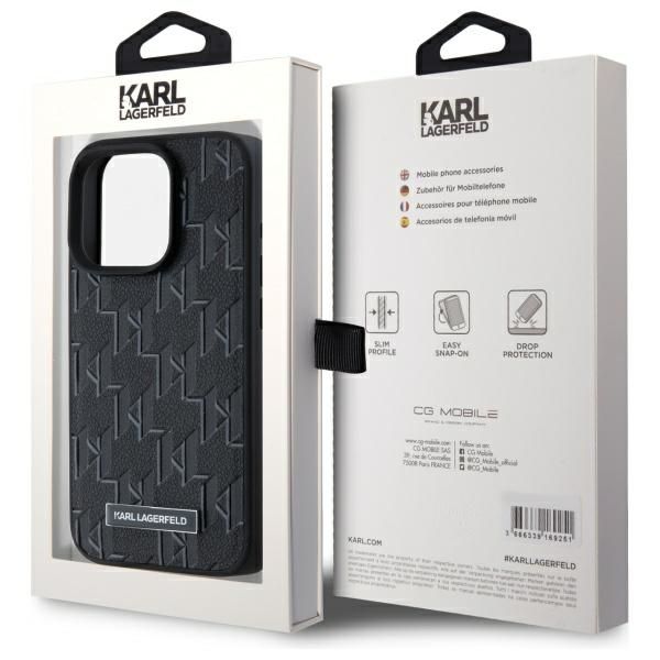 Etui Karl Lagerfeld do iPhone 15 Pro, Czarny, MagSafe zdjęcie 8