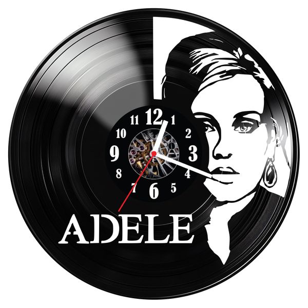 Zegar ścienny z płyty winylowej Adele 1313.14 zdjęcie 1