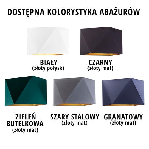 Nowoczesny kinkiet ścienny KENT GOLD na Arena.pl