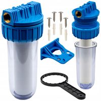 ZESTAW FILTR DO WODY KORPUS 3/4" 10' + KLUCZ + UCHWYT ZESTAW