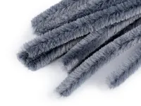 Druciki kreatywne florystyczne 10szt szare 10 mm.