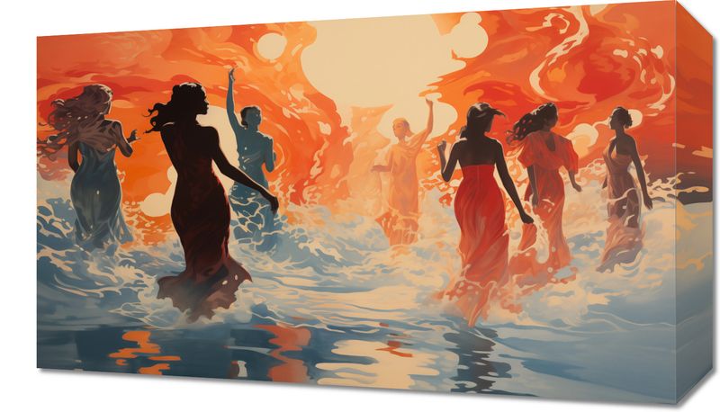 Obraz 50x30cm Taneczny Żar zdjęcie 1