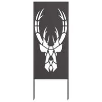 Dekoracyjny panel ogrodowy Czarny 50 x 140 cm