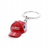 Breloczek Czapka Trump Sentenja Make America Great Again USA Symbol Red Hat