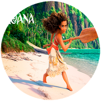 Opłatek na tort Vaiana