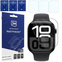 3x Folia Hydrożelowa Ochronna 3mk Watch Protection do Apple Watch 10 46mm