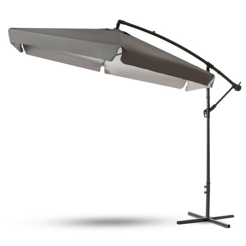 PARASOL OGRODOWY 3.5 M SKŁADANY WERONA DUŻY SZARY na Arena.pl