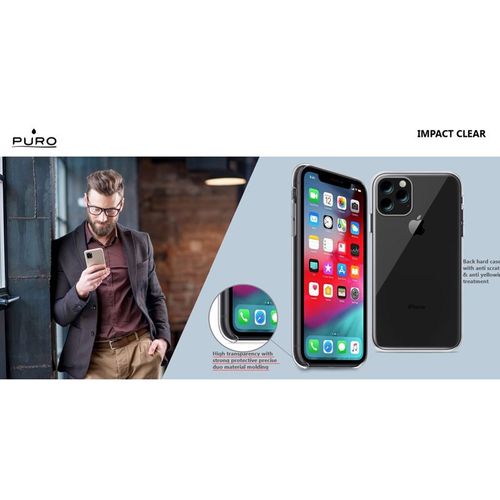 PURO Impact Clear - Etui do iPhone 11 (przezroczysty) na Arena.pl