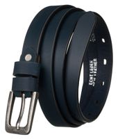 pasek skórzany szeroki lady no.2 navy 120