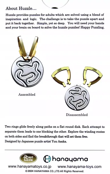 Gra planszowa Hanayama Łamigłówka Huzzle Cast Jam - poziom 3/6 Hanayama zdjęcie 6