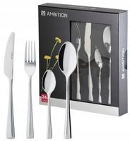 ZESTAW AMBITION SZTUĆCE 24 szt SIENA w pudełku dla 6 osób