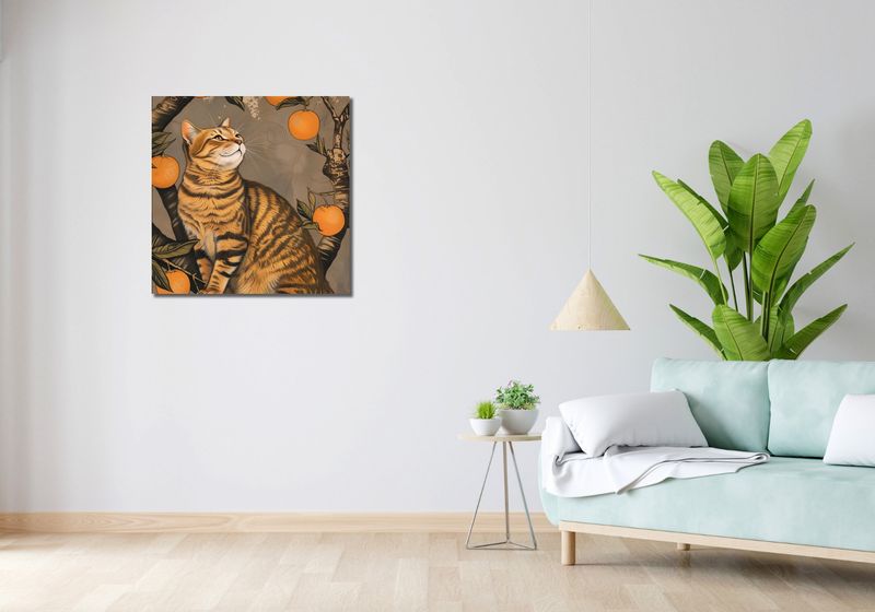 Obraz 70x70cm Gdzie z Tymi Łapami zdjęcie 2