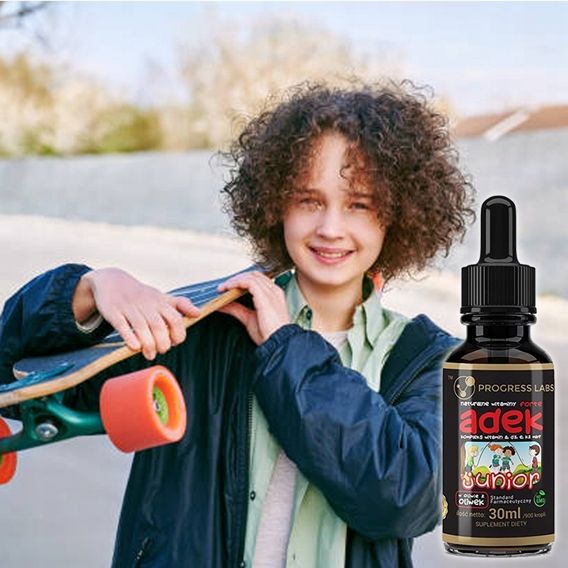 PROGRESS LABS ADEK JUNIOR 30ml WITAMINY DLA DZIECI zdjęcie 5