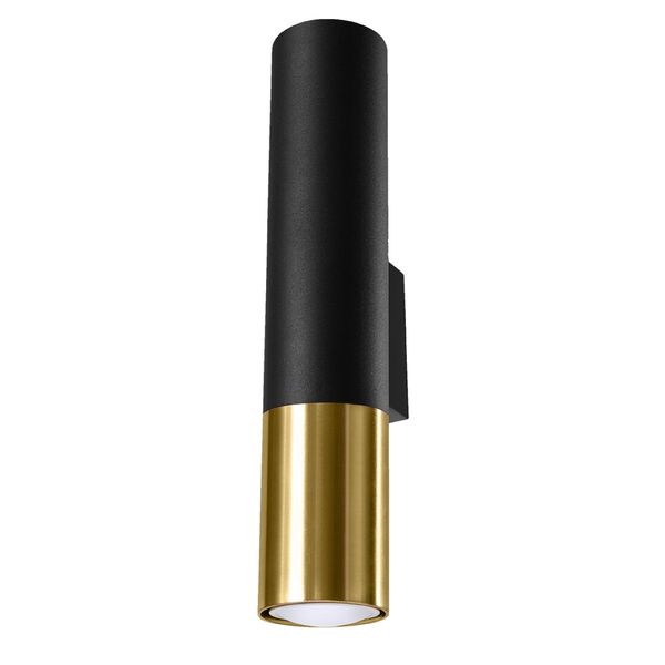 Kinkiet LOOPEZ czarny/złoty zdjęcie 1