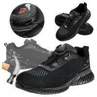 Buty robocze męskie Półbuty Siatkowe BOA z Noskiem BHP Oddychające Lekkie