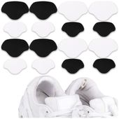 Łatki zapiętki naprawcze do butów 8 par czarne białe SULPO dwa