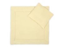 Pościel do wózka z wypełnieniem kołderka i poduszka - Kremowa