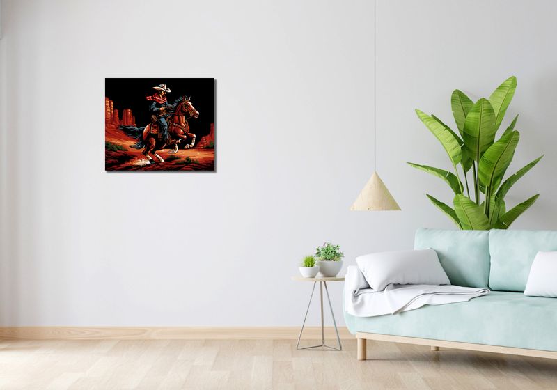 Obraz 60x50cm Galop przez Prerię zdjęcie 2