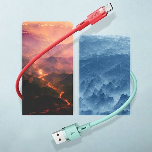 kabel przewód usb - usb-c 2.4a 1.2 m biały na Arena.pl
