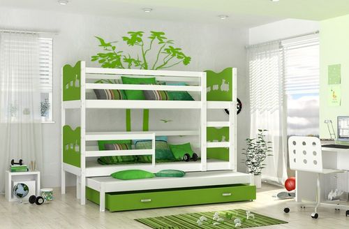 Łóżko MAX 3 białe Kolor - Biel na Arena.pl