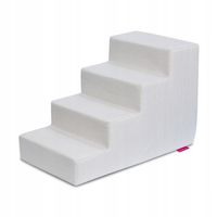 Schodki dla małego pieska lub kotka 4 stopnie beżowy 40cm