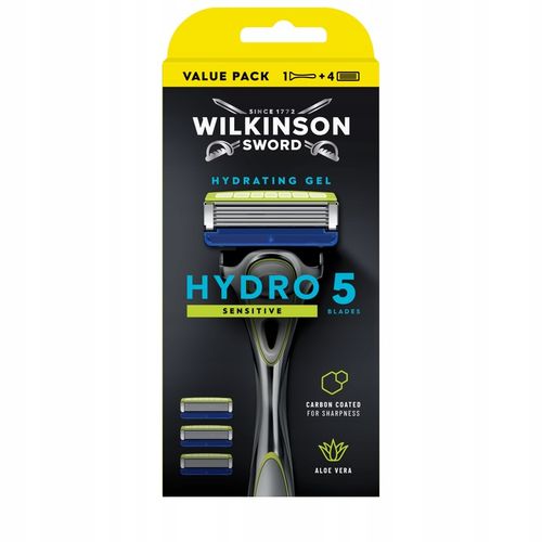WILKINSON HYDRO 5 SKIN PROTECTION SENSITIV RĄCZKA 1 + 4 WYMIENNE WKŁADY na Arena.pl