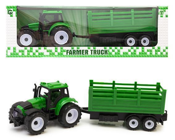 Traktor z przyczepą zdjęcie 1