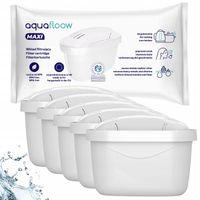 5x filtr wody do dzbanka szklanego Dafi zamiennik - wkłady AquaFloow Maxi