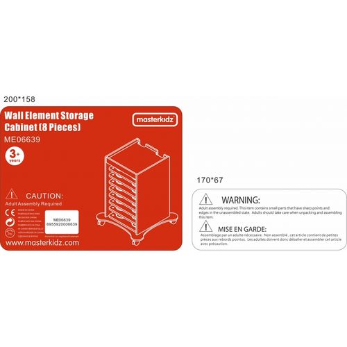 MASTERKIDZ Szafka Do Przechowywania Na Tablice Ścienne na Arena.pl