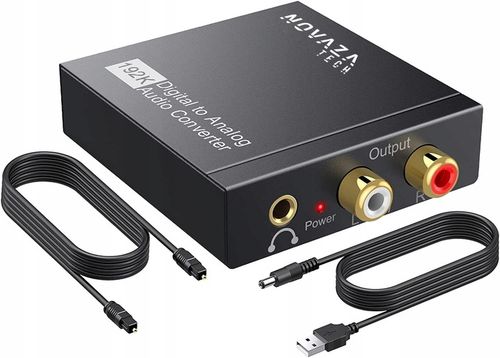 Optyczny Konwerter Coaxial Toslink RCA 2x CINCH na Arena.pl