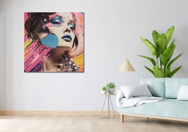 Obraz 100x100cm Portret Neo zdjęcie 2