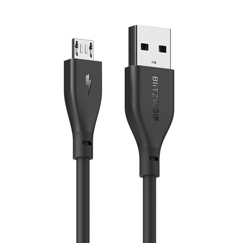 Kabel Micro USB AmpCore II BlitzWolf BW-MC11 1m czarny na Arena.pl