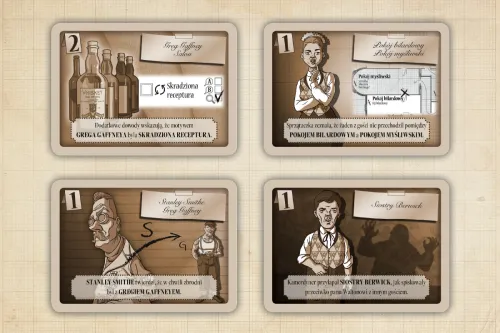 Detektywistyczna gra planszowa - Niepożądani goście - ponad 1000 śledztw na Arena.pl