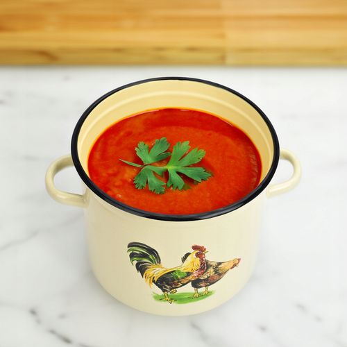 GARNEK EMALIOWANY POWIDLAK 7 L Z POKRYWKĄ DO GOTOWANIA POTRAW PRZETWORÓW na Arena.pl