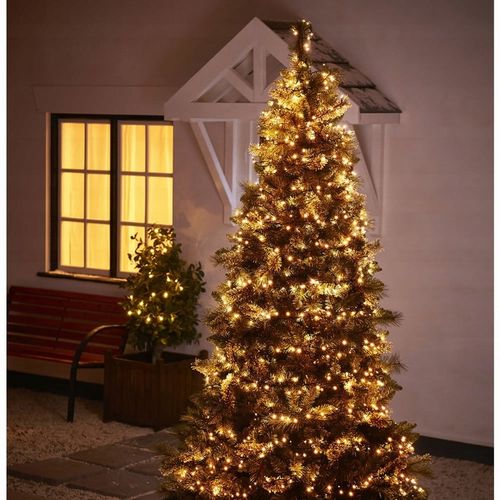 Lampki Choinkowe 500 LED Flash Białe Ciepłe 35m Światełka na Choinkę flesz na Arena.pl