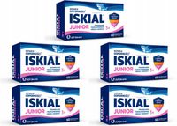 ISKIAL JUNIOR 3+ Olej Z Wątroby Rekina Wit D3 DHA 60 Kapsułek Cytrynowych