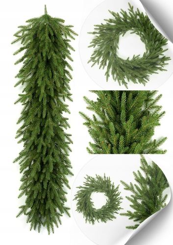 Choinka Sztuczna Świerk Natura 3D – FULL PE PREMIUM 100 cm jak Żywa 100% PE na Arena.pl