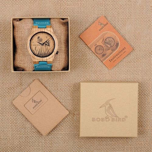 Drewniany zegarek BOBO BIRD P20-6 Unisex Bobobird na Arena.pl