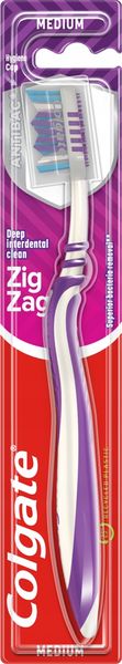COLGATE ZIGZAG SZCZOTECZKA DO ZĘBÓW MEDIUM 1 SZT zdjęcie 1