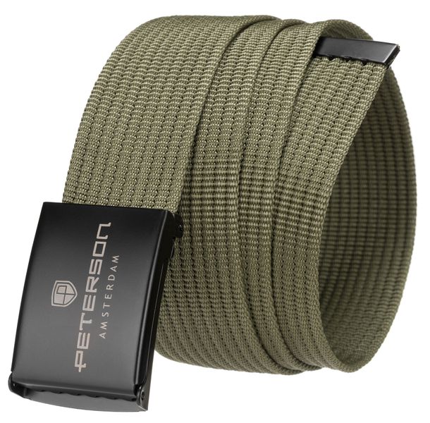 pasek parciany ptn black-green 135 zdjęcie 1