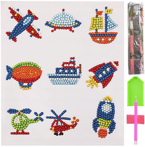 HAFT DIAMENTOWY 5D Zestaw DZIECI Najklejki PUZZLE na Arena.pl