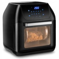 PIEKARNIK BEZTŁUSZCZOWY 12L XXL 1500W FRYTKOWNICA AIR OVEN FRYER ROŻEN LCD