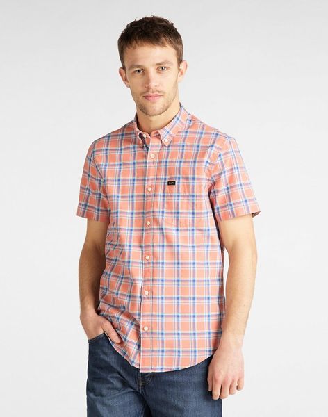 MĘSKA KOSZULA LEE LEE BUTTON DOWN SS PAPRIKA L886DGNI M zdjęcie 1