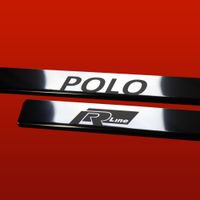 Listwa progowa VW POLO MK5 6R POLO RLINE Stal nierdzewna 304 połysk 2szt