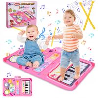 2W1 WIELOFUNKCYJNY DLA DZIECI MATA MUZYCZNA DO TAŃCA 6DŹWIĘKÓW INSTRUMENTÓW