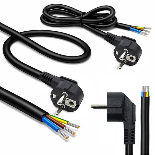 Qoltec kabel zasilający Schuko kątowy 1,8m na Arena.pl