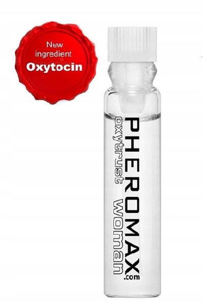 BEZZAPACHOWE DAMSKIE FEROMONY PHEROMAX OXYTRUST PRÓBKA 1 ML zdjęcie 1